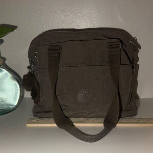 Kipling Felicity Cappuccino Brown Bag No Crossbody Satchel & minor stains inside